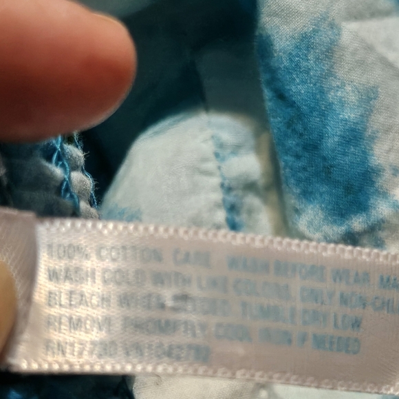 Calypso St Barth for Target Tie Dye Maxi dress Turquoise & White Size XL (14/16) - Picture 10 of 10